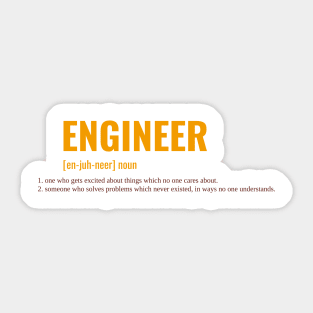 Definition of Engineer Sticker